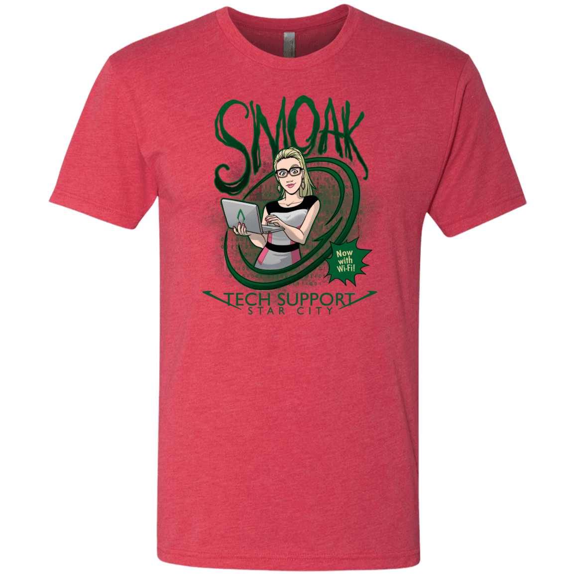 T-Shirts Vintage Red / S Smoak Men's Triblend T-Shirt