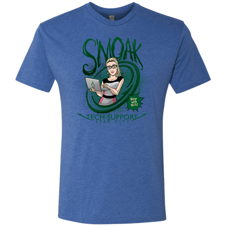 T-Shirts Vintage Royal / S Smoak Men's Triblend T-Shirt