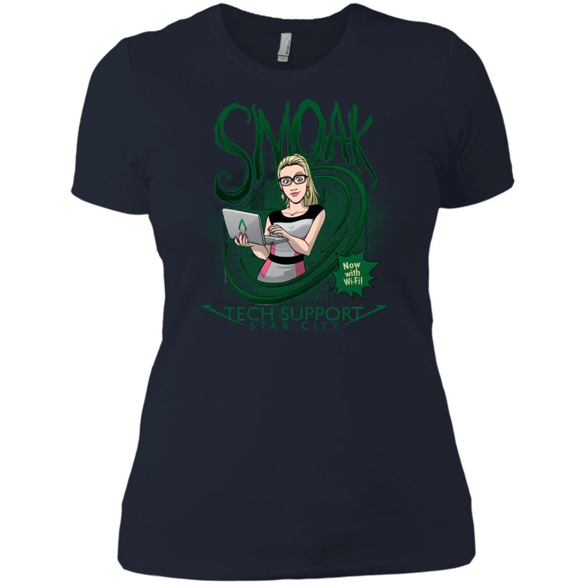 T-Shirts Midnight Navy / X-Small Smoak Women's Premium T-Shirt