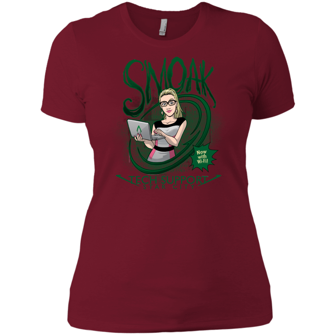 T-Shirts Scarlet / X-Small Smoak Women's Premium T-Shirt