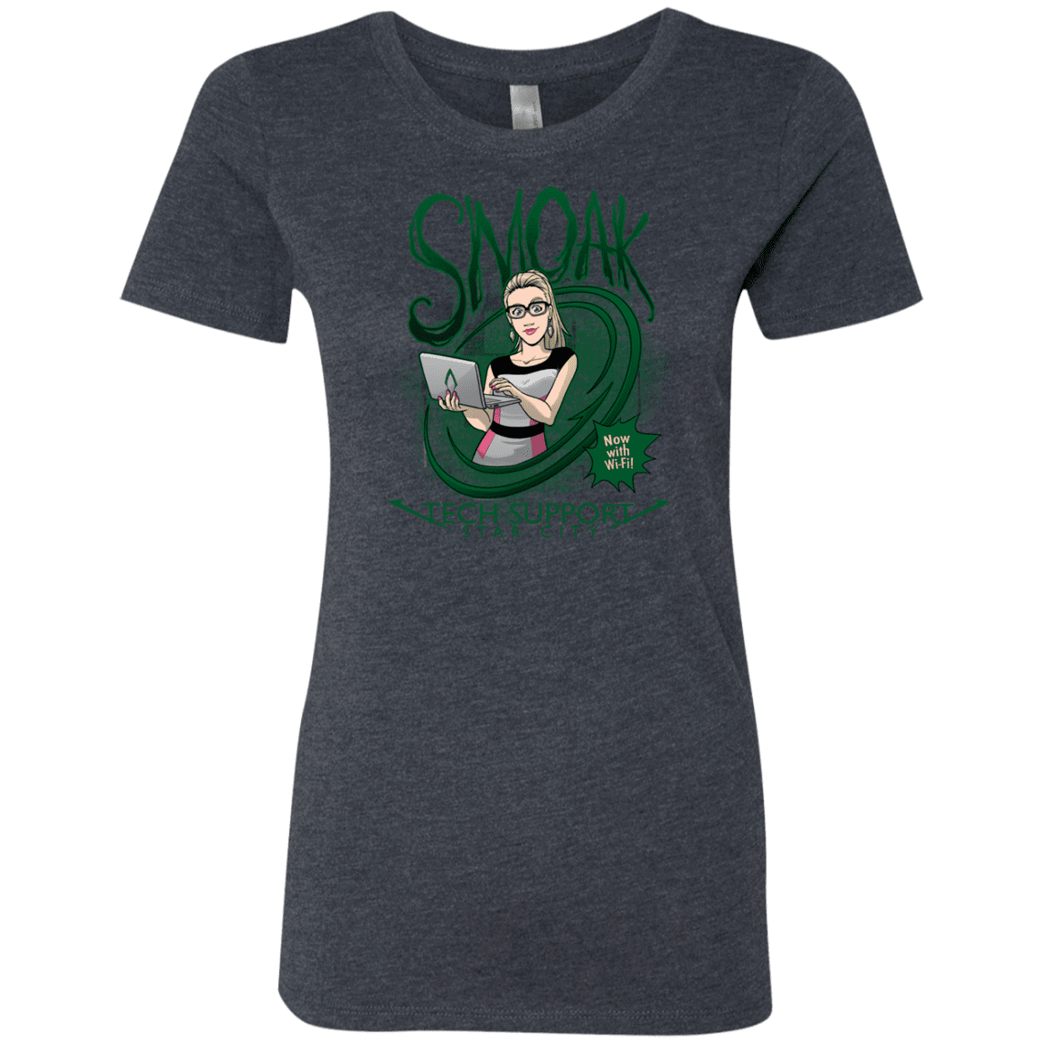 T-Shirts Vintage Navy / S Smoak Women's Triblend T-Shirt