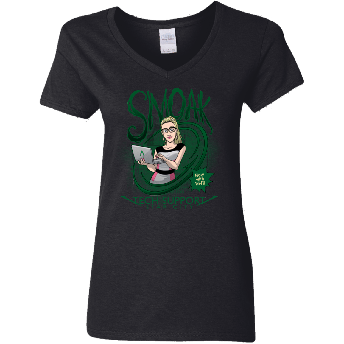 Smoak Women's V-Neck T-Shirt