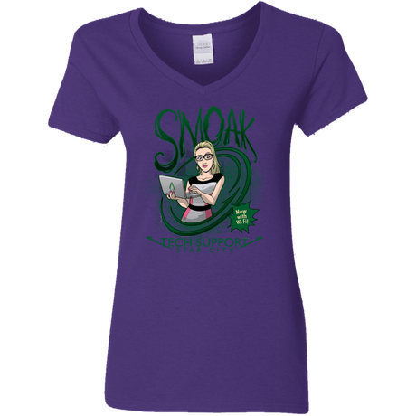 Smoak Women's V-Neck T-Shirt