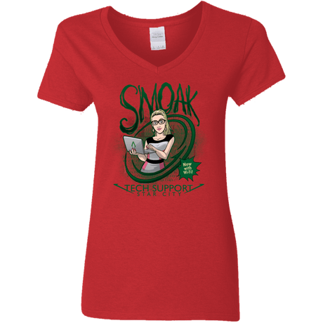 Smoak Women's V-Neck T-Shirt