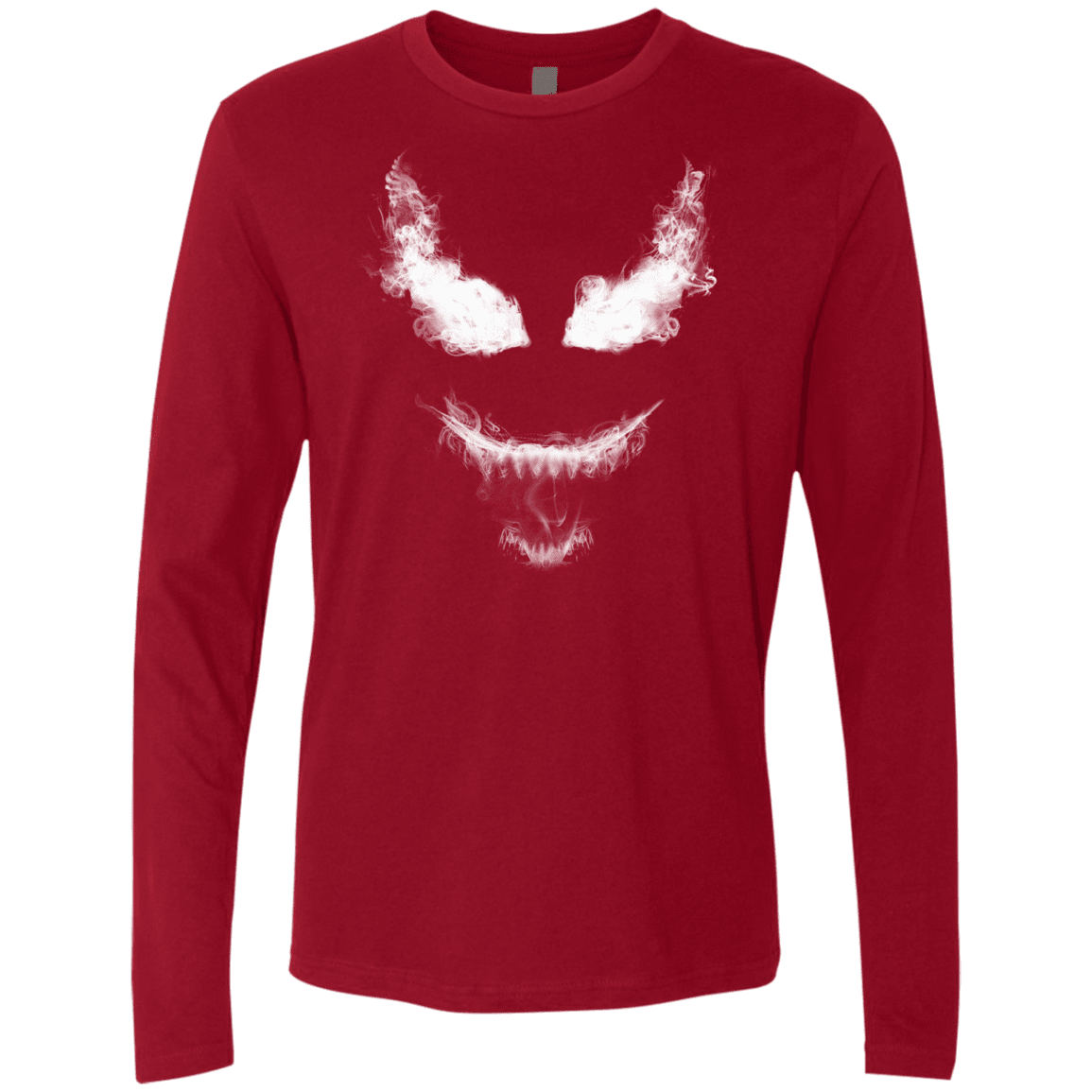 T-Shirts Cardinal / S Smoke Symbiote Men's Premium Long Sleeve