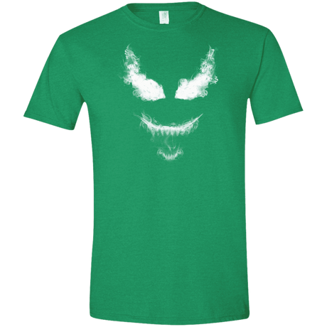 T-Shirts Heather Irish Green / S Smoke Symbiote Men's Semi-Fitted Softstyle