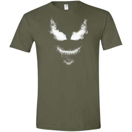 T-Shirts Military Green / S Smoke Symbiote Men's Semi-Fitted Softstyle