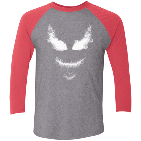 T-Shirts Premium Heather/Vintage Red / X-Small Smoke Symbiote Men's Triblend 3/4 Sleeve