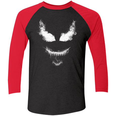 T-Shirts Vintage Black/Vintage Red / X-Small Smoke Symbiote Men's Triblend 3/4 Sleeve