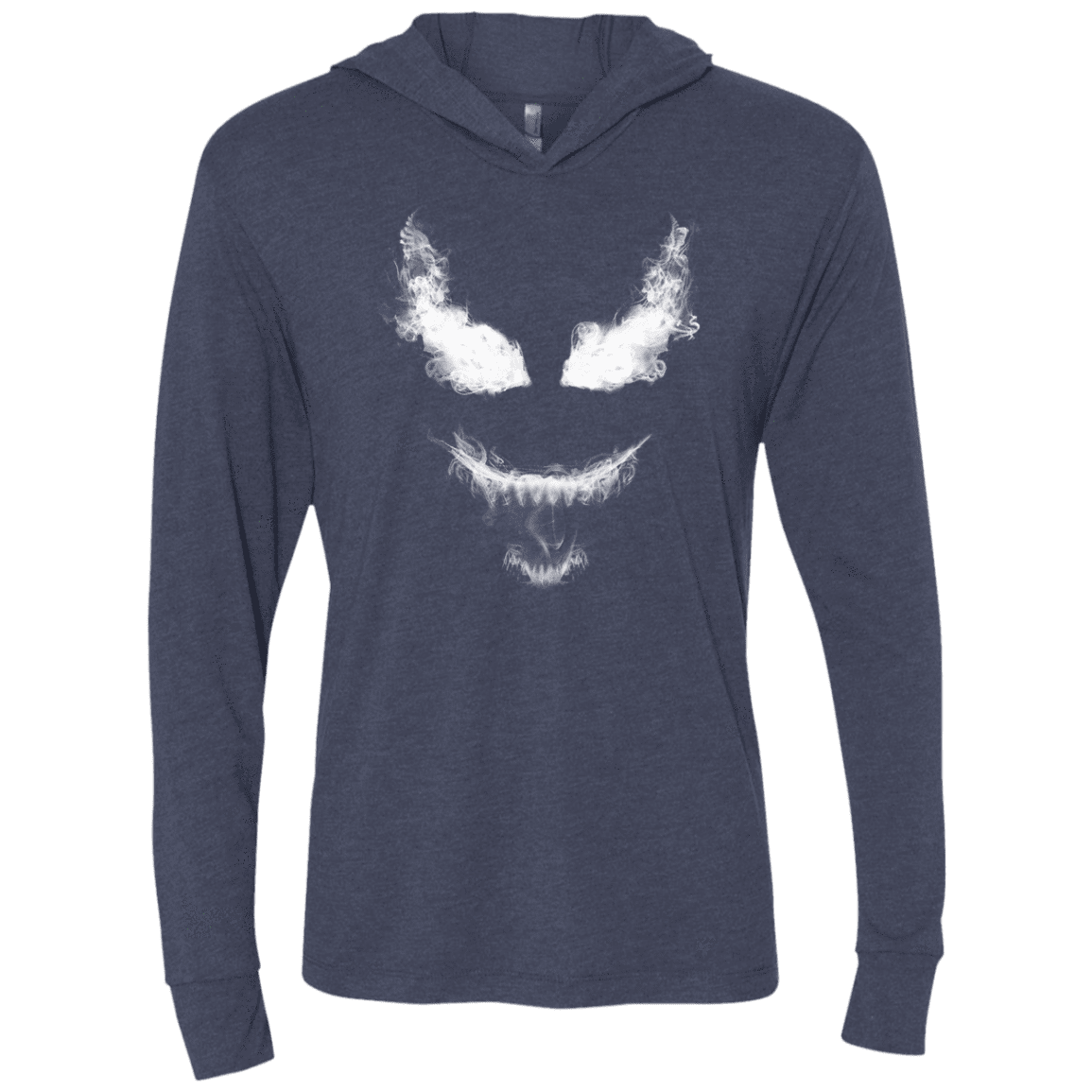 T-Shirts Vintage Navy / X-Small Smoke Symbiote Triblend Long Sleeve Hoodie Tee