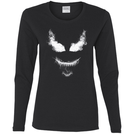 T-Shirts Black / S Smoke Symbiote Women's Long Sleeve T-Shirt