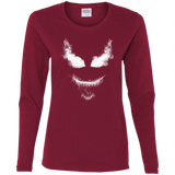 T-Shirts Cardinal / S Smoke Symbiote Women's Long Sleeve T-Shirt