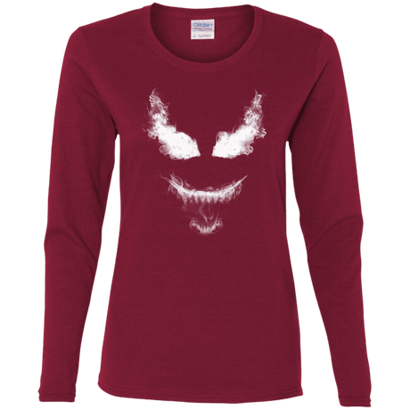 T-Shirts Cardinal / S Smoke Symbiote Women's Long Sleeve T-Shirt