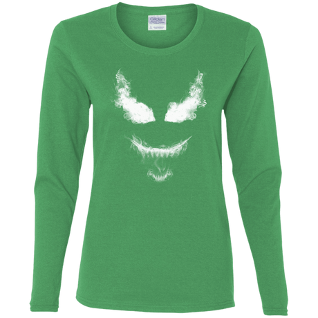 T-Shirts Irish Green / S Smoke Symbiote Women's Long Sleeve T-Shirt