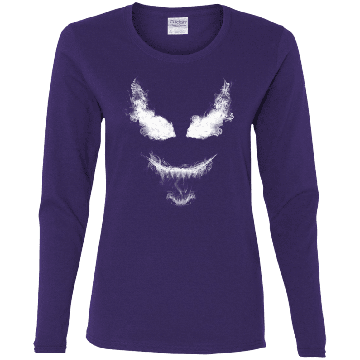T-Shirts Purple / S Smoke Symbiote Women's Long Sleeve T-Shirt