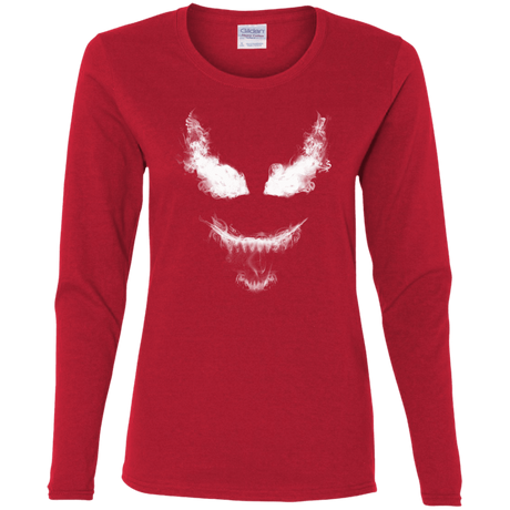 T-Shirts Red / S Smoke Symbiote Women's Long Sleeve T-Shirt