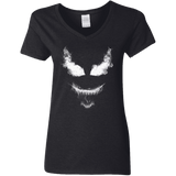 T-Shirts Black / S Smoke Symbiote Women's V-Neck T-Shirt