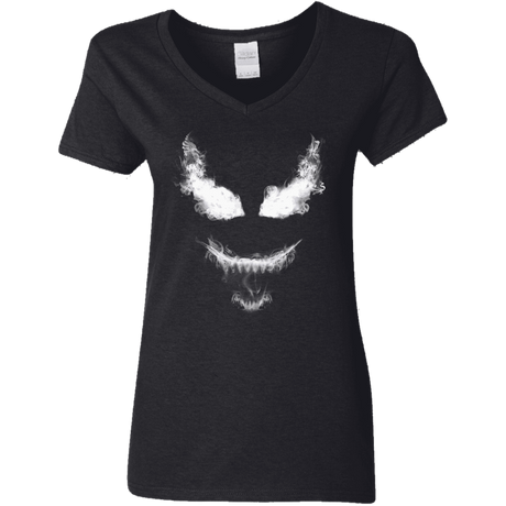 T-Shirts Black / S Smoke Symbiote Women's V-Neck T-Shirt