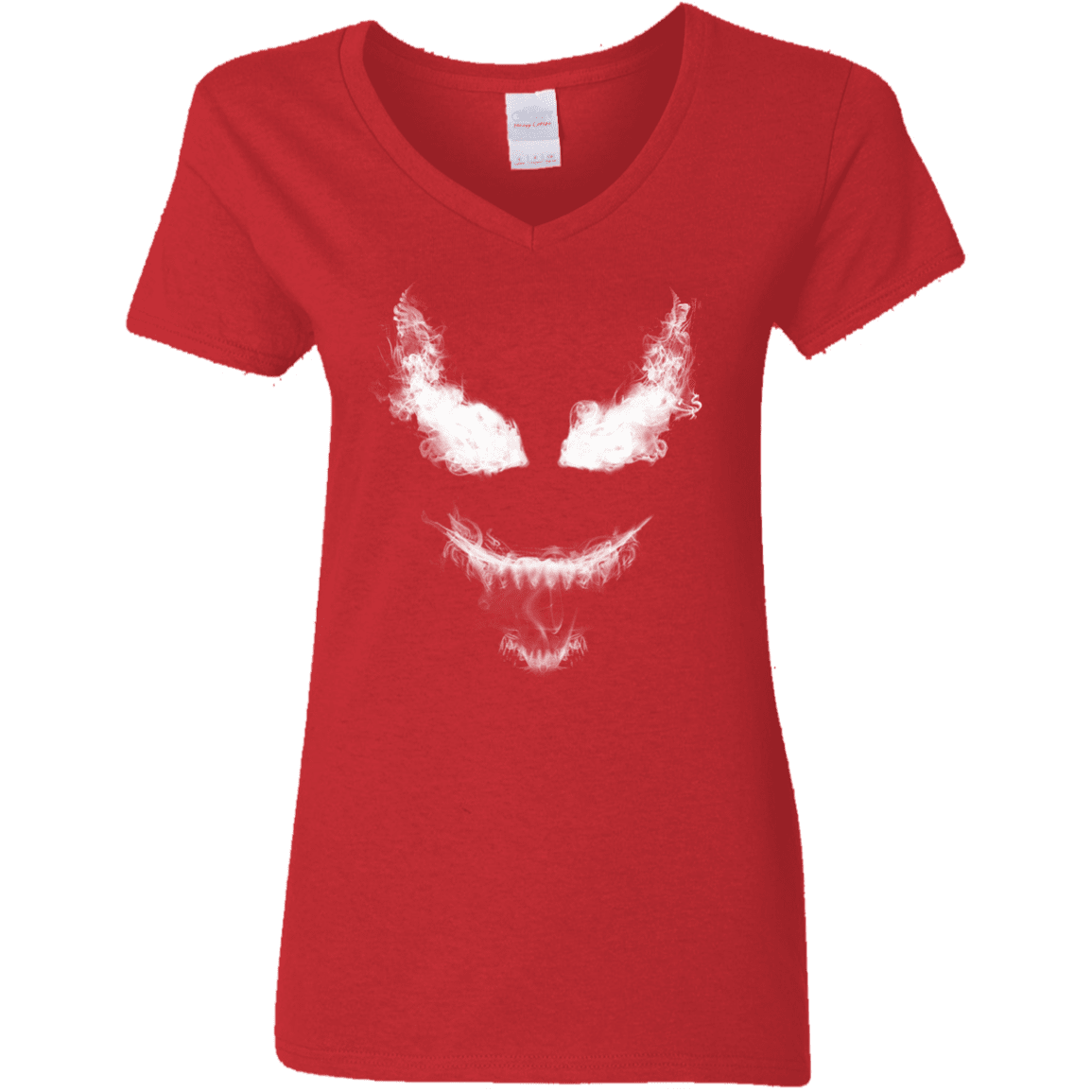 T-Shirts Red / S Smoke Symbiote Women's V-Neck T-Shirt