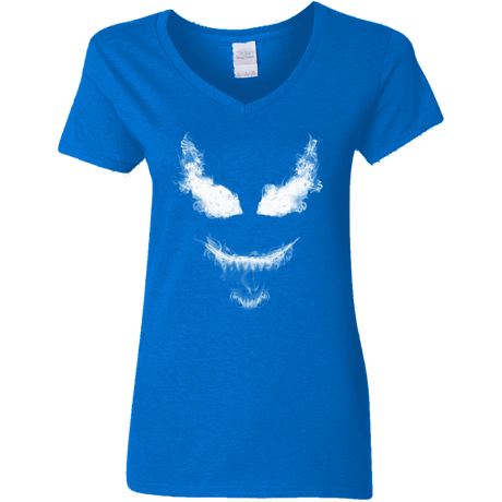 T-Shirts Royal / S Smoke Symbiote Women's V-Neck T-Shirt