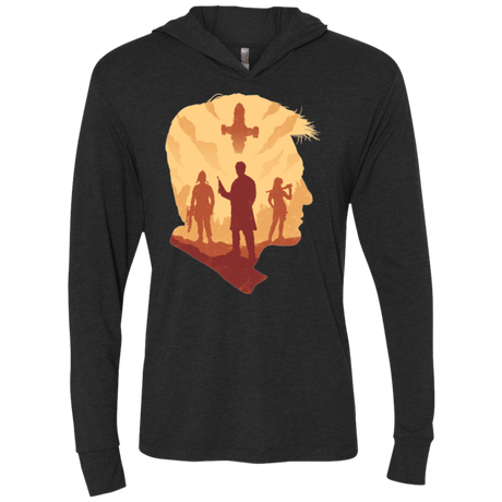 T-Shirts Vintage Black / X-Small Smuggle squad Triblend Long Sleeve Hoodie Tee