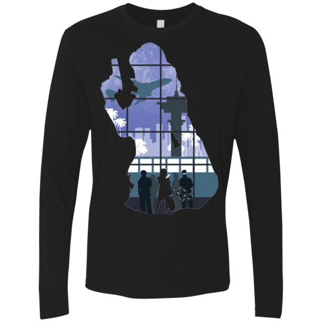T-Shirts Black / Small Smuggler Jackie Men's Premium Long Sleeve