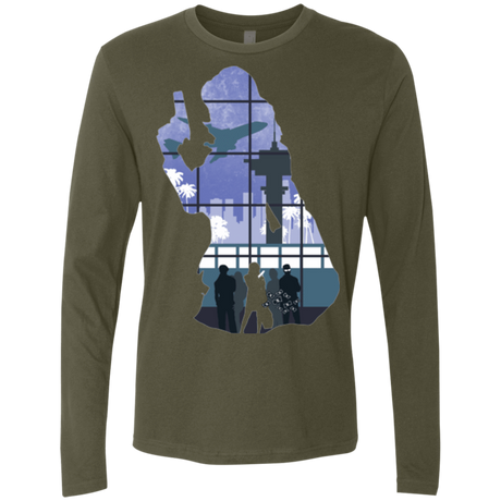 T-Shirts Military Green / Small Smuggler Jackie Men's Premium Long Sleeve