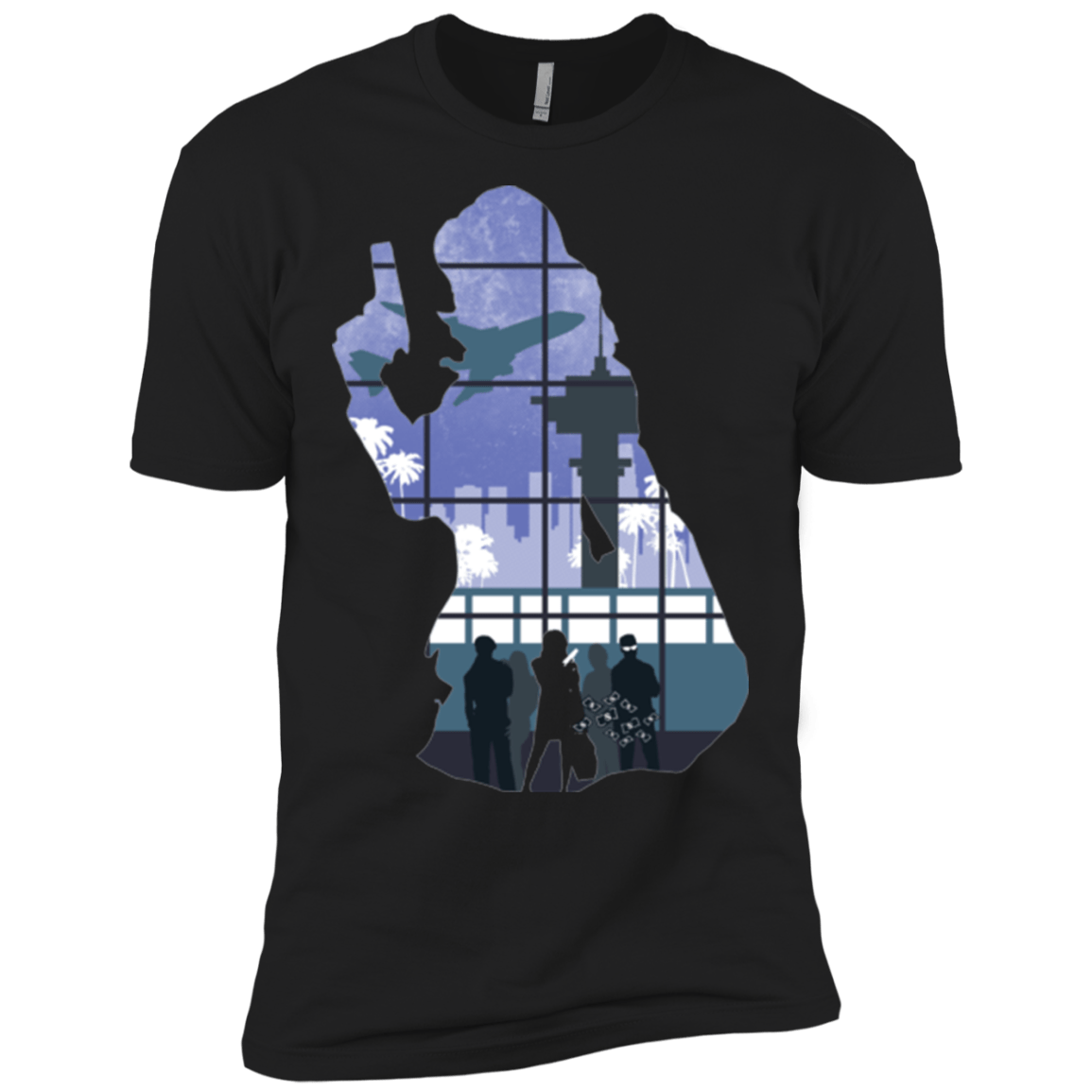 T-Shirts Black / X-Small Smuggler Jackie Men's Premium T-Shirt