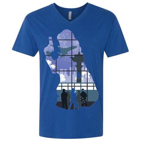 T-Shirts Royal / X-Small Smuggler Jackie Men's Premium V-Neck