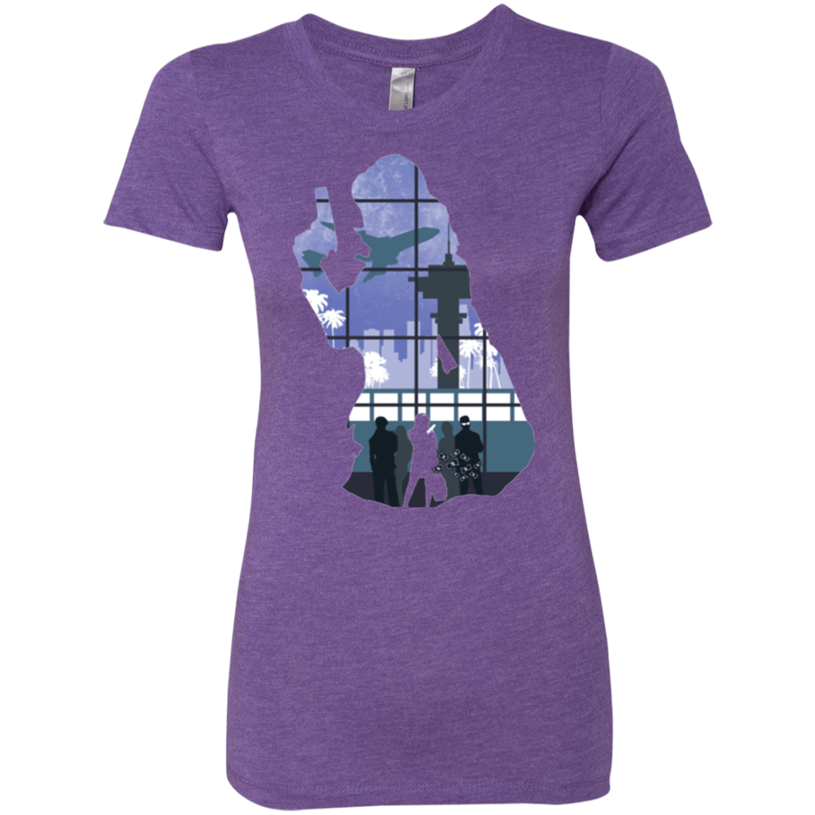 T-Shirts Purple Rush / Small Smuggler Jackie Women's Triblend T-Shirt
