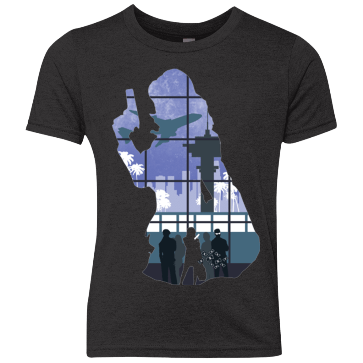 T-Shirts Vintage Black / YXS Smuggler Jackie Youth Triblend T-Shirt