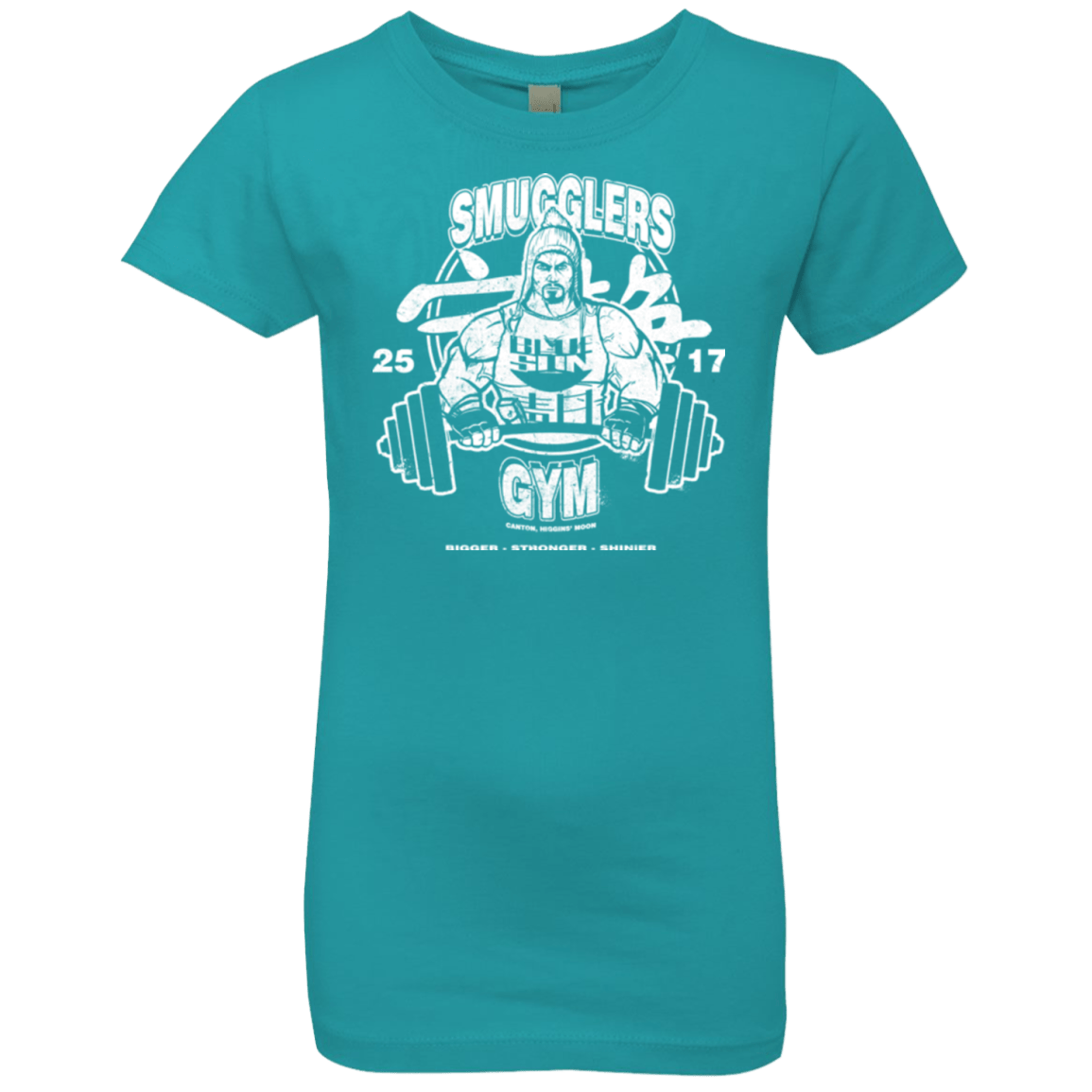 T-Shirts Tahiti Blue / YXS Smugglers Gym Girls Premium T-Shirt