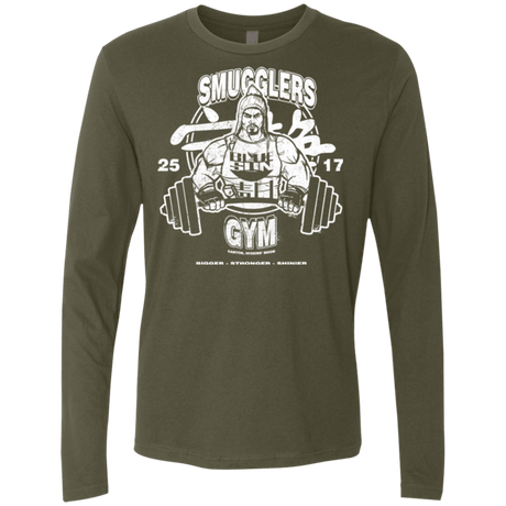 T-Shirts Military Green / Small Smugglers Gym Men's Premium Long Sleeve