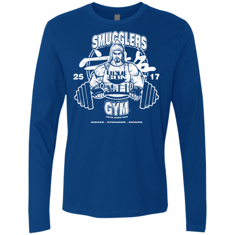 T-Shirts Royal / Small Smugglers Gym Men's Premium Long Sleeve