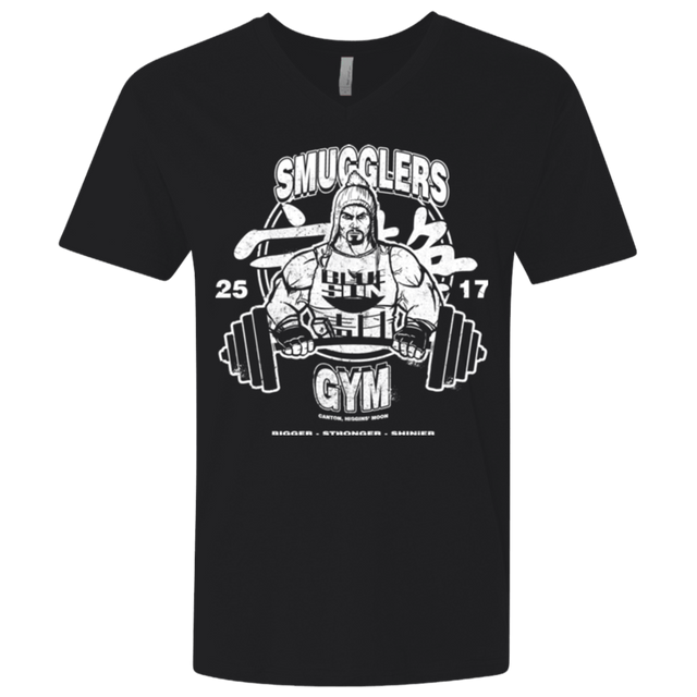 T-Shirts Black / X-Small Smugglers Gym Men's Premium V-Neck