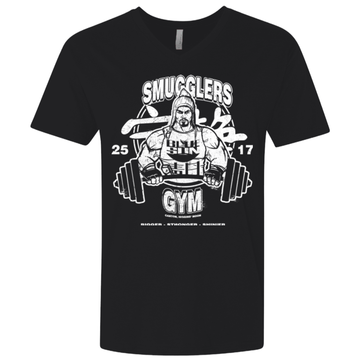 T-Shirts Black / X-Small Smugglers Gym Men's Premium V-Neck