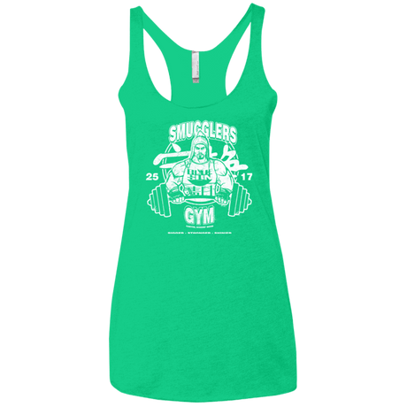 T-Shirts Envy / X-Small Smugglers Gym Women's Triblend Racerback Tank