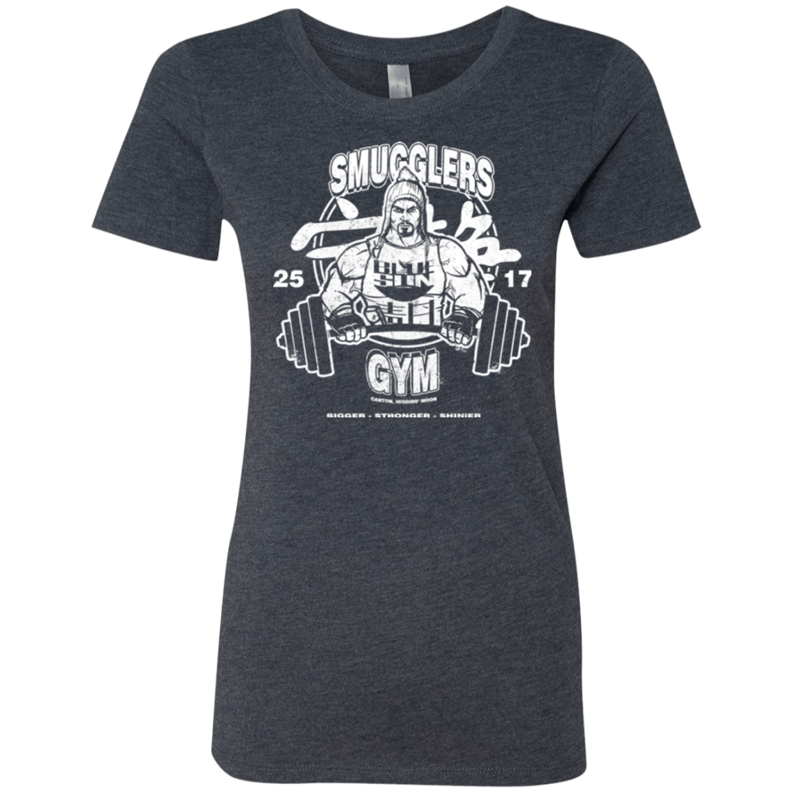 T-Shirts Vintage Navy / Small Smugglers Gym Women's Triblend T-Shirt