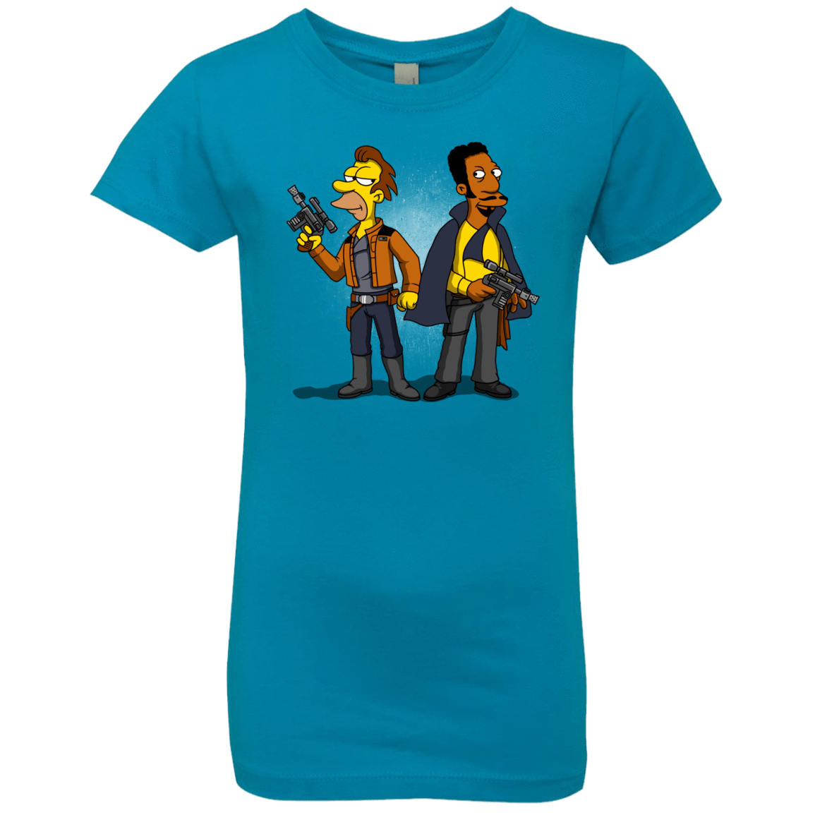 T-Shirts Turquoise / YXS Smugglers in Love Girls Premium T-Shirt