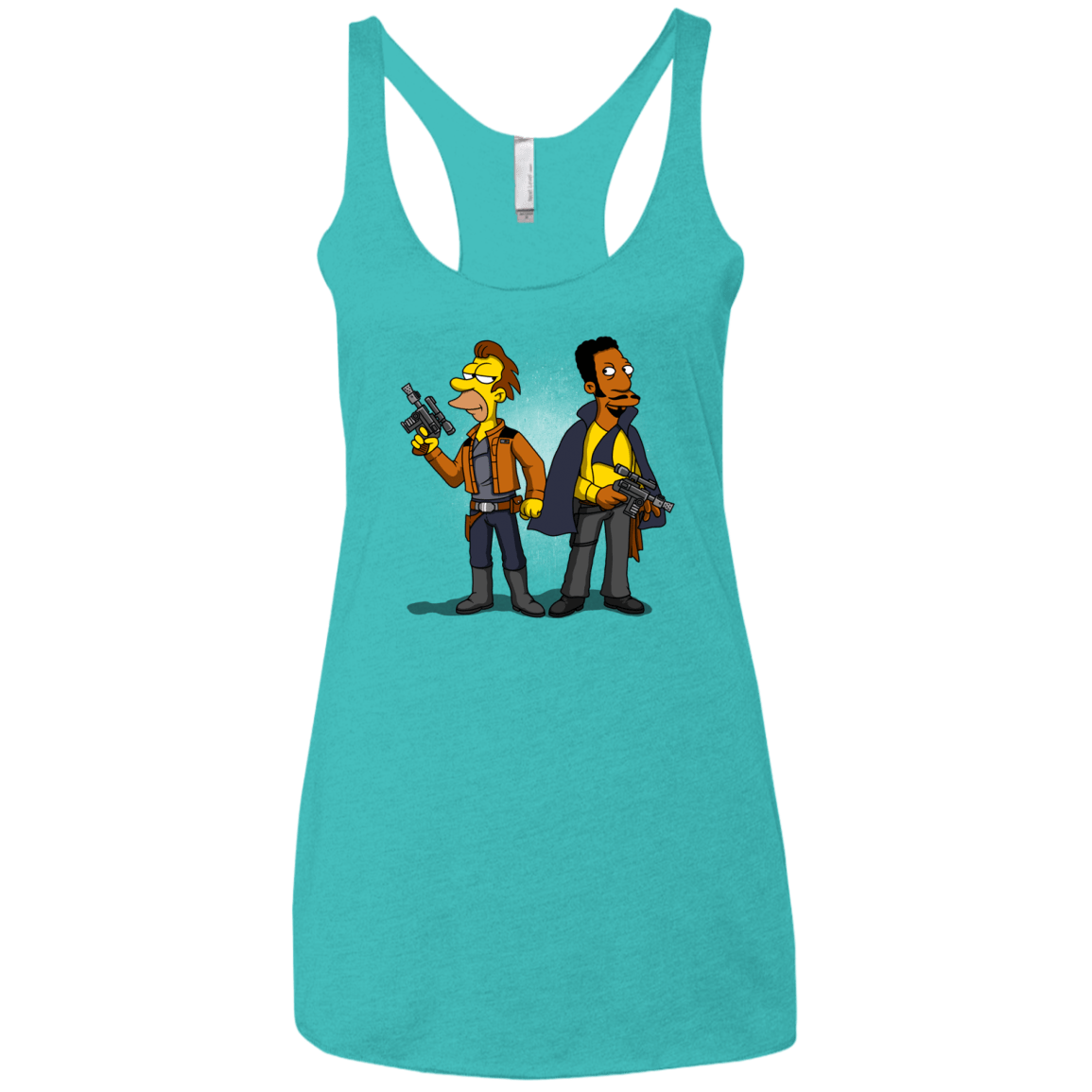 Smugglers in Love Women's Triblend Racerback Tank
