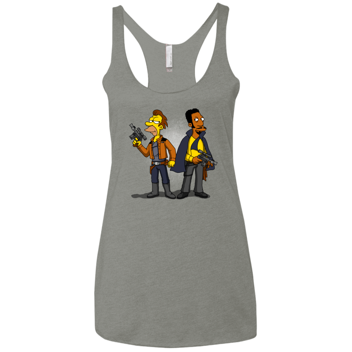 Smugglers in Love Women's Triblend Racerback Tank