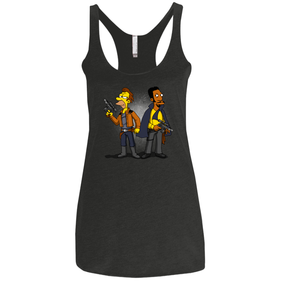Smugglers in Love Women's Triblend Racerback Tank