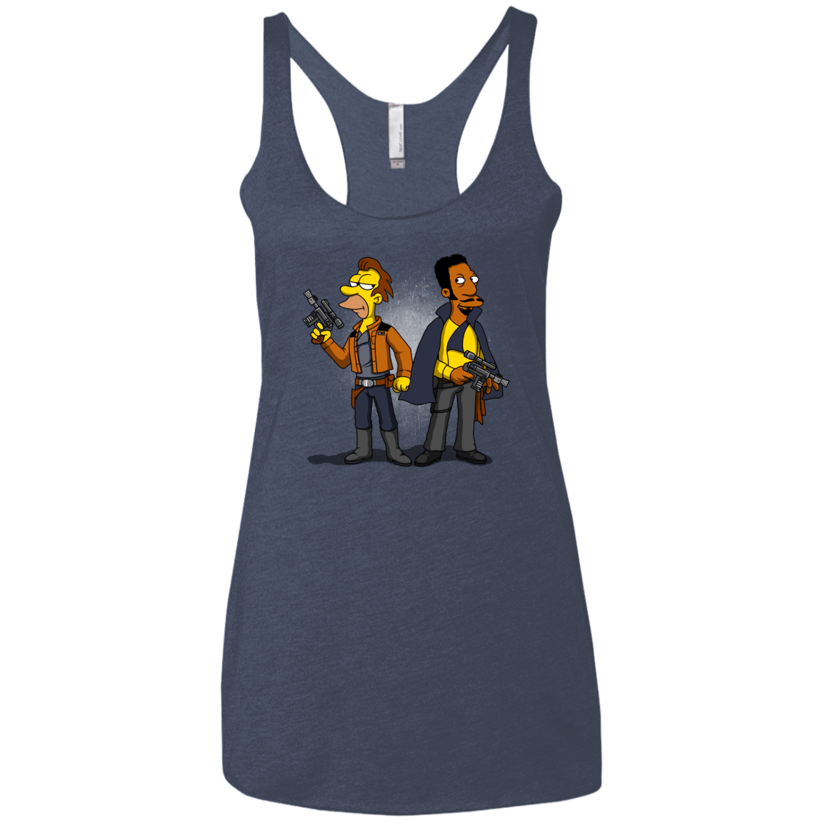 Smugglers in Love Women's Triblend Racerback Tank