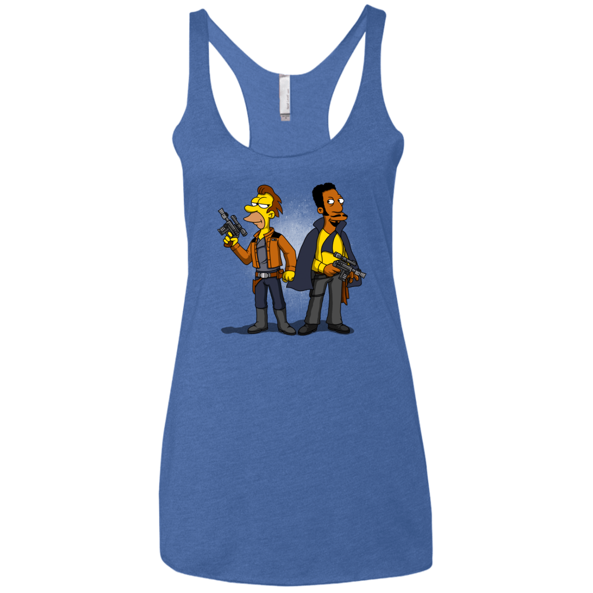 Smugglers in Love Women's Triblend Racerback Tank