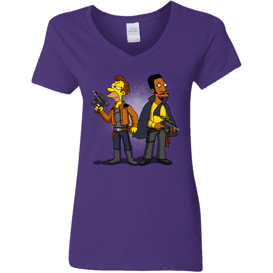 T-Shirts Purple / S Smugglers in Love Women's V-Neck T-Shirt