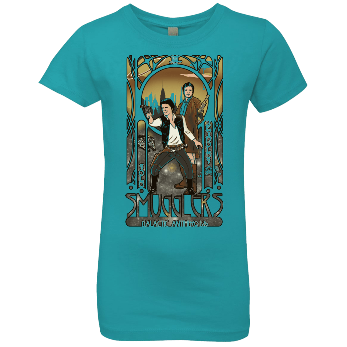 T-Shirts Tahiti Blue / YXS Smugglers, Inc Girls Premium T-Shirt