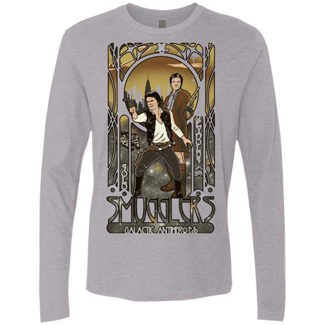 T-Shirts Heather Grey / Small Smugglers, Inc Men's Premium Long Sleeve