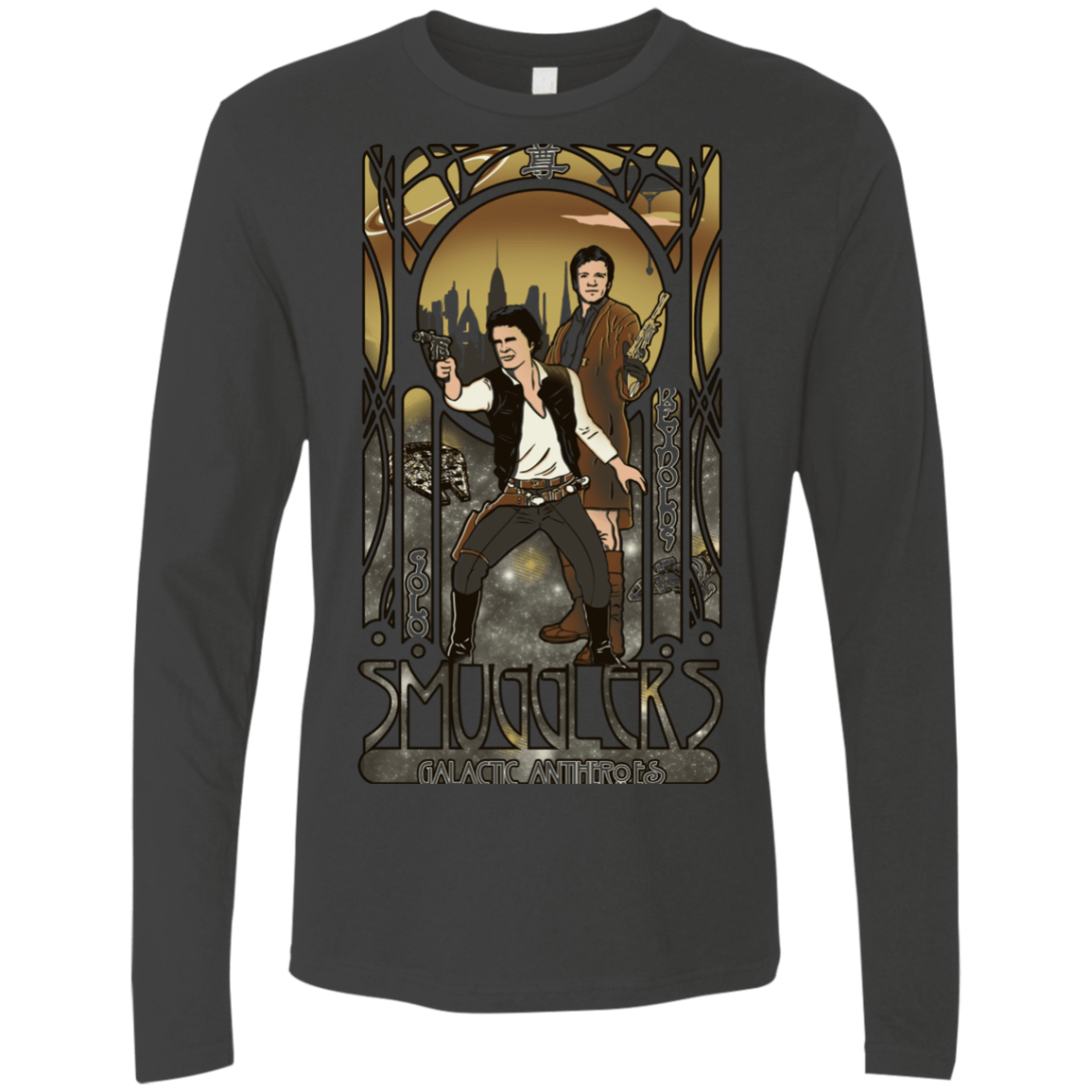 T-Shirts Heavy Metal / Small Smugglers, Inc Men's Premium Long Sleeve