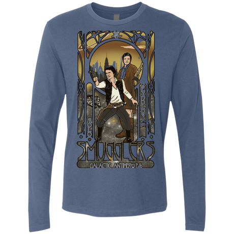 T-Shirts Indigo / Small Smugglers, Inc Men's Premium Long Sleeve