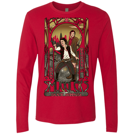 T-Shirts Red / Small Smugglers, Inc Men's Premium Long Sleeve